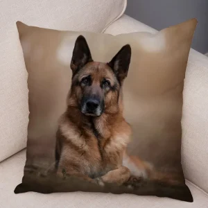 Shepherd Dog Print Decorative Pillowcase Living Room Office Ornaments Home Pillowcase