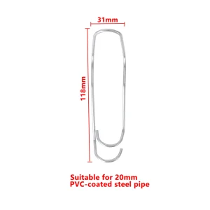 Plant Trellis Steel Clip Garden Orchard 8/11/16/20mm Pipe Flower Vegetable Fruit Vine Climbing Support Buckle 10/20/50/100Pcs