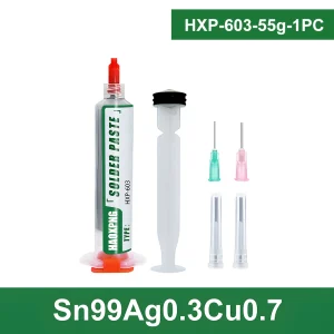 Sn99Ag0.3Cu0.7 Solder paste, flux, lead-free solder paste free cleaning is widely used in all kinds of soldering
