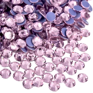 BOBOHOO Multi-color SS6-SS30 Glass Crystal Hot Fix Rhinestones Flatback Iron On Stone For DIY Nail Art Fabric Clothes Decoration