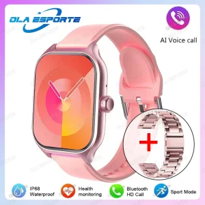 2025 New Smart Watch Women Men Android IOS Phone Bluetooth Call Blood Oxygen Blood Pressure Monitor smartwatch For Android IOS