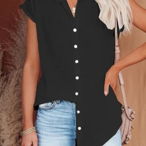 Summer Solid Cotton Linen Shirt Women's Clothing Casual Short Sleeve Tops Tee Ladies T-Shirts Blusas Thin Loose T Shirt Woman