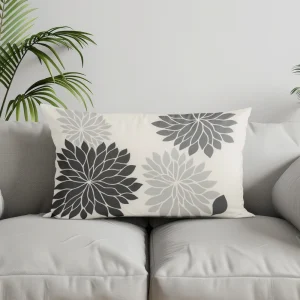 Home Decor Polka Dot Stripes Rectangle Pillow Suitable For Sofa Bedroom Car Pillow Cover Cushion Rectangular Back Cushion