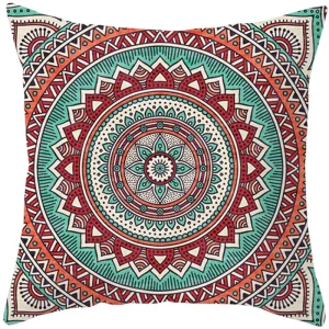 Mandala Print Square Pillowcase Home Decor Car Sofa Cushion Cover