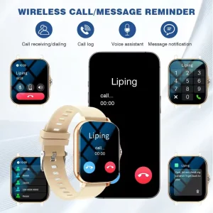2025 Selling New Smart Watch Men Women Newest Sports SmartWatch Faces Heart Rate HD BT Call Waterproof Watches For Android iOS