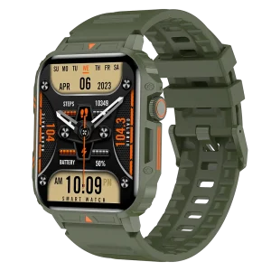 SENBONO 1.95inch Outdoor Military Smart Watch Men Bluetooth Call Smartwatch For Android IOS IP68 Waterproof Sports Ftiness Watch