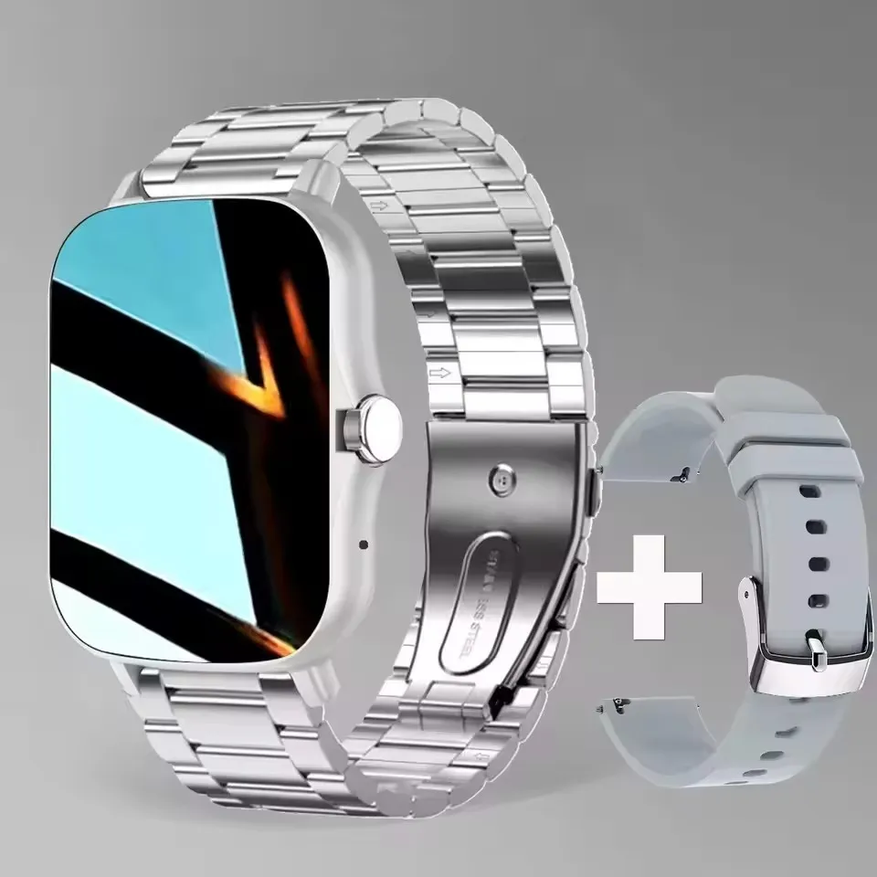 New Smart Watch 2.01 Inch HD Display Answer Make Call Message Preview Sport Modes Smartwatch DIY Dial Weather Forecast Men Women - الصورة 15