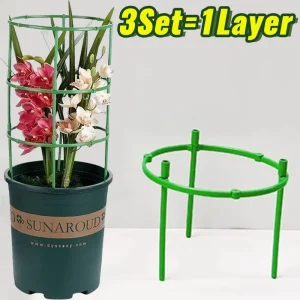 Green Plant Support Pile Frame Greenhouse Arrangement Semicircle Fixed Rod Indoor Flower Plants Vine Climbing Bracket Hock Pen