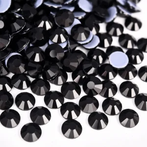 BOBOHOO Multi-color SS6-SS30 Glass Crystal Hot Fix Rhinestones Flatback Iron On Stone For DIY Nail Art Fabric Clothes Decoration