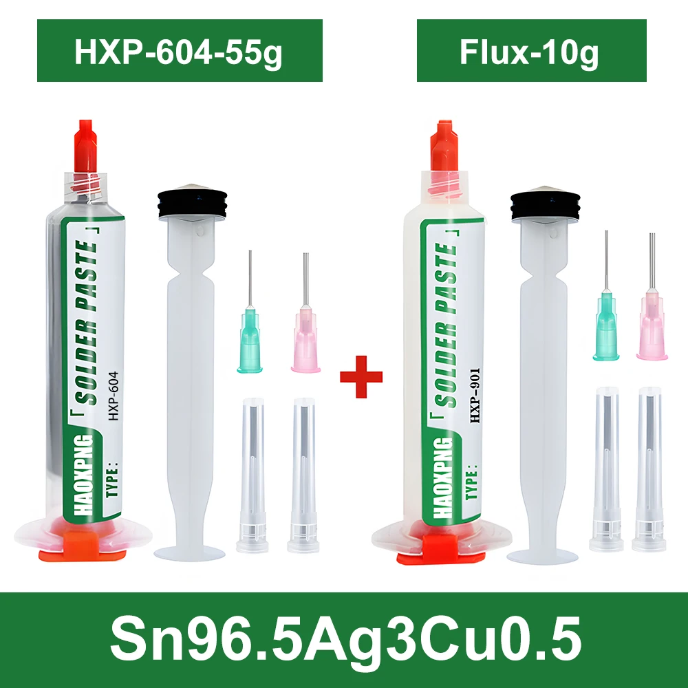 Sn99Ag0.3Cu0.7 Solder paste, flux, lead-free solder paste free cleaning is widely used in all kinds of soldering - Image 9