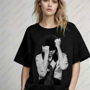 K-pop Famous Singer Polera Manga Corta Print T-shirts For Women 2026 World Tour Concert T-shirts Fans Gifts Y2K Boy Band Tops