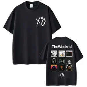 Rapper The Weeknd Xo Album 2025 Graphic T Shirts Women Men's Hip Hop T-shirt Unisex Fashion Harajuku Kawaii T-shirt Y2K Clothing