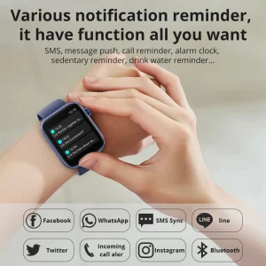 COLMI P71 Smartwatch for Men And Women with Voice Calling Health Monitoring IP68 Waterproof Smart Notifications Voice Assistant