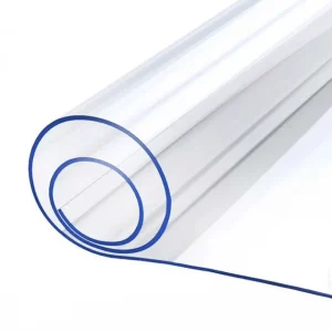 Transparent PVC Tablecloth, Waterproof & Oil-Resistant, Ideal for Indoor/Outdoor Use, Soft Glass Protector for Dining & Desks