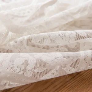 Antique Embroidered Lace Tablecloth - Solid Color Elegant Flower Cutting Process Polyester Square Tablecloth for Wedding Party, Thanksgiving and Home Decoration - Machine Weaving, Durable Weaving, 100% Polyester