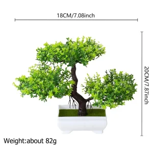 Fake Plant Potted Artificial Plants Decoration Potted Bonsai Small Tree Pot zen Garden Ornaments Table Home Room Decoration