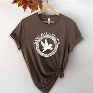 Unisex Camp Half Blood T Shirt Fall Training Camp Game Shirt Aesthetic Percy Jackson Shirts Halloween Magical Gift Harajuku Top