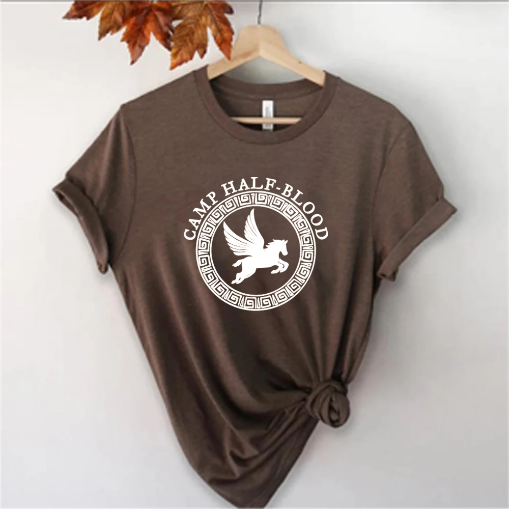 Unisex Camp Half Blood T Shirt Fall Training Camp Game Shirt Aesthetic Percy Jackson Shirts Halloween Magical Gift Harajuku Top - الصورة 11