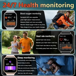 New Bip 6 Pro Smartwatch Women IP68 Waterproof Outdoor Sports Fitness Track Heart Rate GPS Track Bluetooth Call Smartwatches Men