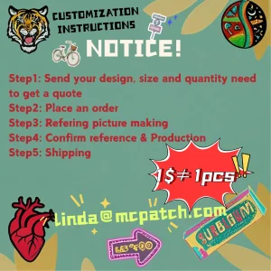 Custom Embroidery Patches With Your Logo Design Customized Embroidered Path Iron on Sew on Garment Personalized Military Badges
