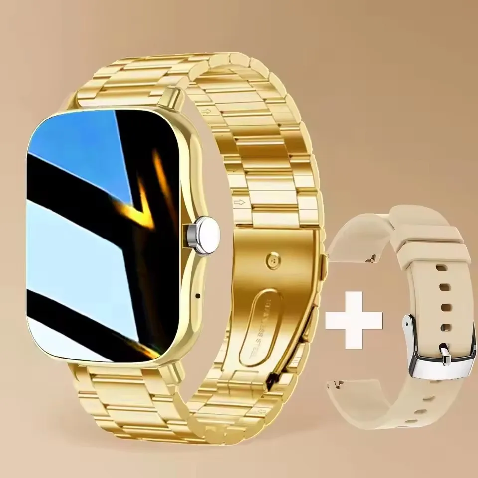 New Smart Watch 2.01 Inch HD Display Answer Make Call Message Preview Sport Modes Smartwatch DIY Dial Weather Forecast Men Women - الصورة 17