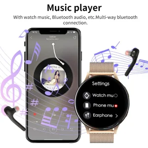 LIGE Smart Watch 2024 Wireless Charging New Smartwatch Bluetooth Calls Watches Men Women Fitness Bracelet Custom Watch Face +Box