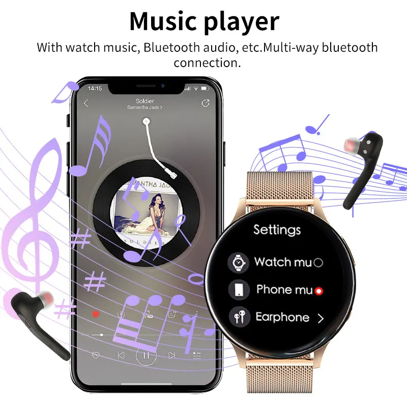 LIGE Smart Watch 2024 Wireless Charging New Smartwatch Bluetooth Calls Watches Men Women Fitness Bracelet Custom Watch Face +Box - Image 6
