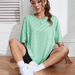 100% Cotton Solid Color Summer Womens T Shirt Street Hip Hop T-Shirts Loose Casual Short Sleeve Comfortable Fashion Tee Tops