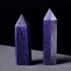 Natural Stone and Crystals Point Wand Witchcraft Rose Quartz Amethyst Home Decor Mineral Reiki Healing Stones Crafts Room Decor