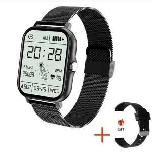 Fashion Bluetooth Calls Smartwatch 1.83 Inch Touch Screen Heart Rate Blood Oxygen Sleep Monitor Waterproof Smart Watch Women Men