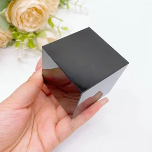 50MM Natural Black Obsidian Cube Crystal Quartz Crystals Stone Polished Specimen Minerals Reiki Healing Stones Home Decor Gift