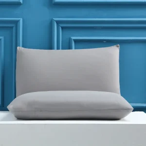 2pcs Solid Color Pillowcases (No Pillow Insert), Soft Brushed Microfiber Envelope Pillowcases, Machine Washable Wrinkle Free Bre