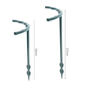 2/6Pcs Plant Support Pile Stand Semicircle Frame Fixed Rod Holder Gardening Arrangement Flower Vine Climbing Bracket Bonsai Tool