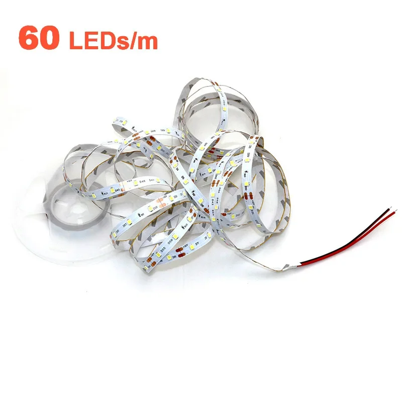 24V 12V LED Strip 2835 120LEDs/m Home Lamp Strip Pink Red Ice Blue Green Golden Yellow Orange Flexible Waterproof Soft Lamp Bar - الصورة 3