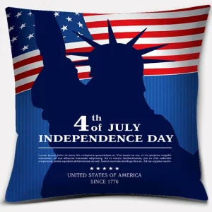 American Independence Day Series LOVE USA Printed Square Home Decoration Pillowcase Cojines Decorativos Para Sofá Akcesoria Kuch