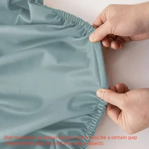 1PC Leather Elastic tablecloth Custom Square Round Table cover Waterproof dinning table cloth Protector Desk mat