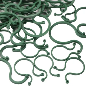 10/50/100Pcs Garden Vine Strapping Clips Plastic Plant Rattan Climbing Wall Fixture Buckle Tomato Grapevine Hook Support Tool