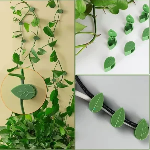 Plant Vine Traction Holder Invisible Plant Climbing Wall Fixture Clips Self-Adhesive Hook Indoor Outdoor Twisted or Fastened