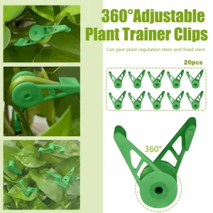Plant Branches Bender Training Clips Garden Stem Trainer Clips 360 Degree Adjustable Planter Holder for Low Stress Training Tool