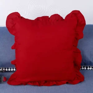 1-Pack Pillowcases with Ruffles (No Pillow Core ) , Farmhouse French Shabby Romantic Chic Pillow Cover for Bedding