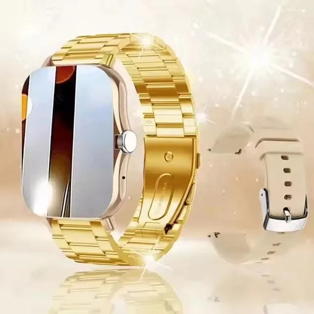 2025 Smart Watch 2.01‘’ Full Touch Amoled BT Call Sport Waterproof Watches Heart Rate Blood Pressure SmartWatch for Men Women - الصورة 7