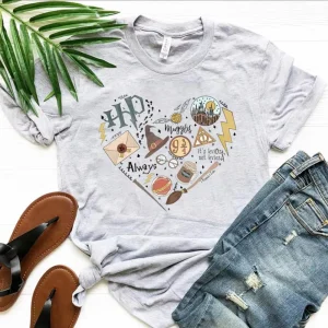 HP Magic Movie Inspired Shirt Wizard School Home Castle T-Shirt 9 3/4 Always Wizarding World Tees Matching Universal Trip Tshirt