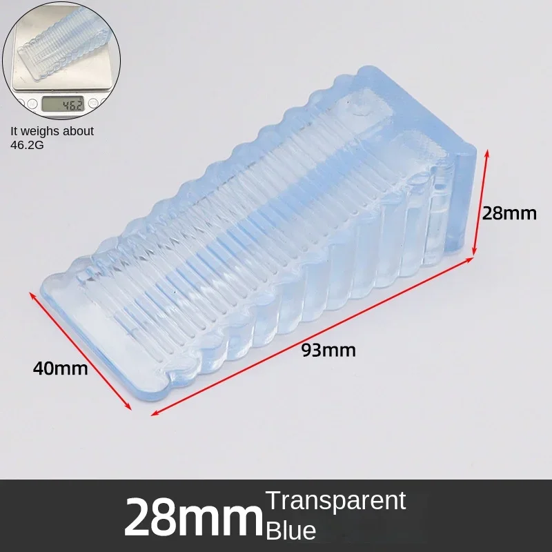Safety Silicone Door Stop Block Wedge Stop Door Stopper Home Offices Door Rear Retainer Impact Stopper Rubber Stops No Drill - Image 5