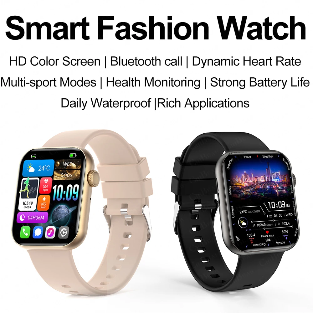 2025 New Sports Smart Watch Men Full Touch Screen Heart Rate Bluetooth Call 1.9 inch AI Voice IP68 Waterproof Smartwatch Women - Image 2