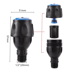 350~650 L/H 360° Rotating Agriculture Long Distance Sprinkler with 1/2" male thread Garden Lawn Irrigation watering Sprinklers
