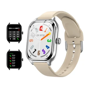 2025 H9 Smartwatch Dial to Answer Calls Calorie Tracking Heart Rate Blood Oxygen Monitoring Bluetooth Multifunctional Smartwatch