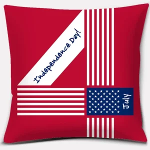 American Independence Day Series LOVE USA Printed Square Home Decoration Pillowcase Cojines Decorativos Para Sofá Akcesoria Kuch
