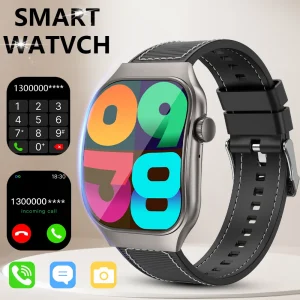 LAXASFIT New Smart Watch 2.01" 3D Curved Screen Men Women BT Call Sports Fitness Health Smartwatch Music Weather Smart Watch