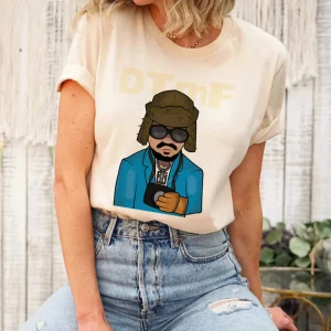 Dtmf Bad Bunny t shirt female 80s 2000s harajuku  Psychedelic tshirt aesthetic harajuku Psychedelic Classic graphic