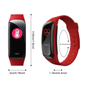 Lenovo Smart Watch C1 Plus 5.3Bluetooth Step Counting Sports Bracelet Fitness Tracker Heart Rate Blood Pressure Sleep Men Women